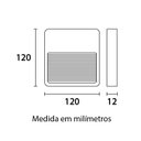 Ver imagem 2 de Balizador Grande 120mm PC LED 3W Bivolt 3.000k 205330-16 Lich Germany