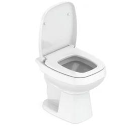 Vaso Sanitário Convencional com Assento Soft Close City Celite Branco/Brilhante - 8