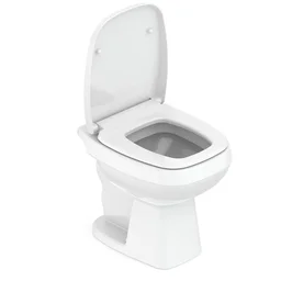 Vaso Sanitário Convencional com Assento Soft Close City Celite Branco/Brilhante - 1