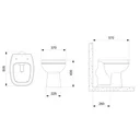 Ver imagem 4 de Vaso Sanitário Convencional com Assento Soft Close City Celite Branco/Brilhante
