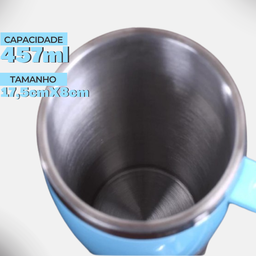 Caneca Viagem Térmica 457ml com Alça - Azul - 3