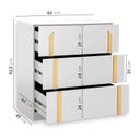 Ver imagem 3 de Cômoda 3 Gavetas Quartzo CabeCasa MadeiraOriginals