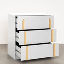 Ver imagem 4 de Cômoda 3 Gavetas Quartzo CabeCasa MadeiraOriginals