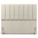 Ver imagem 4 de Kit Cabeceira Cama Box Casal 140cm e Calçadeira Recamier Baú Dália W01 Linho Champagne - Lyam