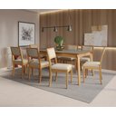 Ver imagem 1 de Conjunto Sala de Jantar Madeira Maciça 8 Cadeiras Kappesberg