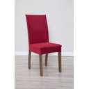 Ver imagem 3 de Kit Capa de Cadeira 6 Peças Suede Veludo Sala de Jantar Protege o Estofado Renova o Visual Vermelho