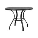 Ver imagem 2 de Conjunto Mesa Dubai 1m com 6 Cadeiras Corda Nautica Aluminio Bege Area Externa