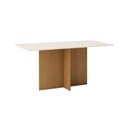 Ver imagem 2 de Mesa de Jantar 6 Lugares 160cm Tampo MDF Canto Reto Lana
