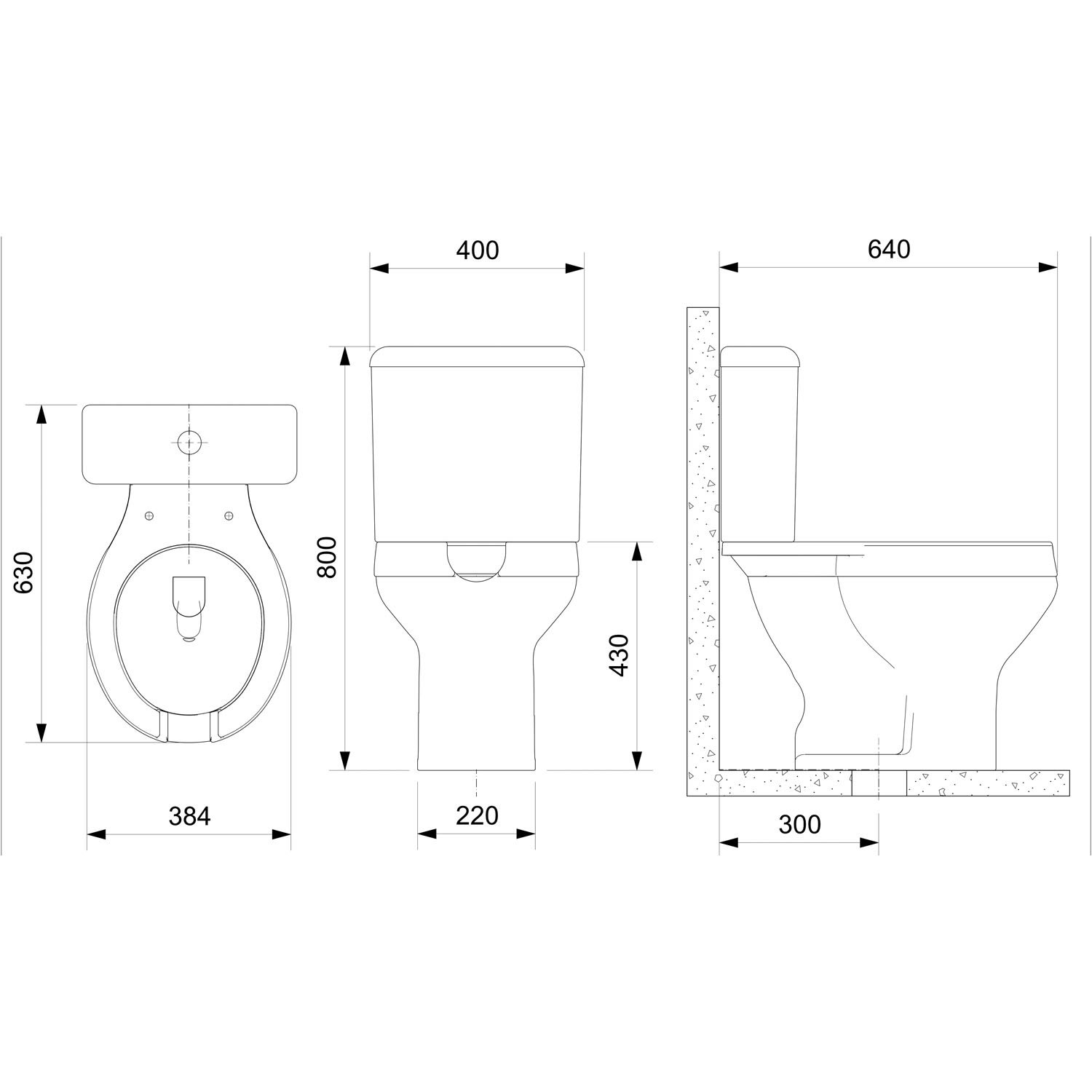 Kit de Bacia com Caixa Assento PP com Abertura Frontal e Complementos de Instalação Acesso Roca I Incepa - 2