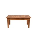 Ver imagem 3 de Mesa Centro 100x50 Ripada Madeira Rustica Castanho