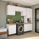 Ver imagem 1 de Lavanderia Modulada Kappesberg Celeste 6 Peças Branco 250cm