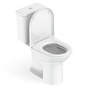 Ver imagem 6 de Kit Vaso Sanitário com Caixa Acoplada e Assento Queda Amortecida Round Roca