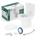 Ver imagem 5 de Kit Vaso Sanitário com Caixa Acoplada e Assento Soft Close Smart Celite Branco/Brilhante