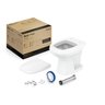 Kit de Bacia Convencional Assento PP com Queda Amortecida e Complementos de Instalação Avant Roca I Incepa - 1