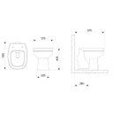 Ver imagem 3 de Kit de Bacia Convencional Assento Pp com Queda Amortecida e Complementos de Instalação Avant Roca I