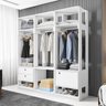 Guarda Roupa Casal Closet Modulado com 3 Cabideiros 1 Porta 2 Gavetas Titan - 1