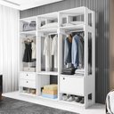Ver imagem 1 de Guarda Roupa Casal Closet Modulado com 3 Cabideiros 1 Porta 2 Gavetas Titan