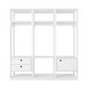 Ver imagem 3 de Guarda Roupa Casal Closet Modulado com 3 Cabideiros 1 Porta 2 Gavetas Titan