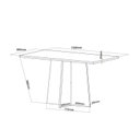 Ver imagem 3 de Conjunto Sala de Jantar Florence 1 Mesa 120cm com 4 Cadeiras Vênus  Móveis