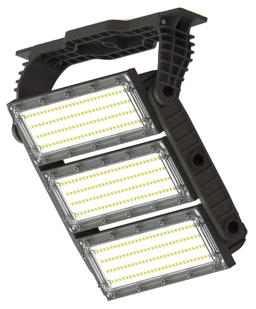 Refletor 400w Holofote Led Osram 36000lm Ip66 Combate Articulado