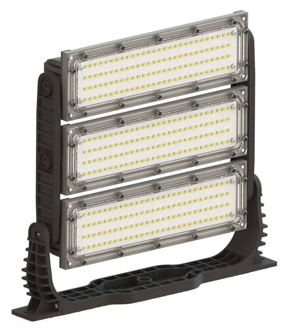 Refletor 400w Holofote Led Osram 36000lm Ip66 Combate Articulado - 4