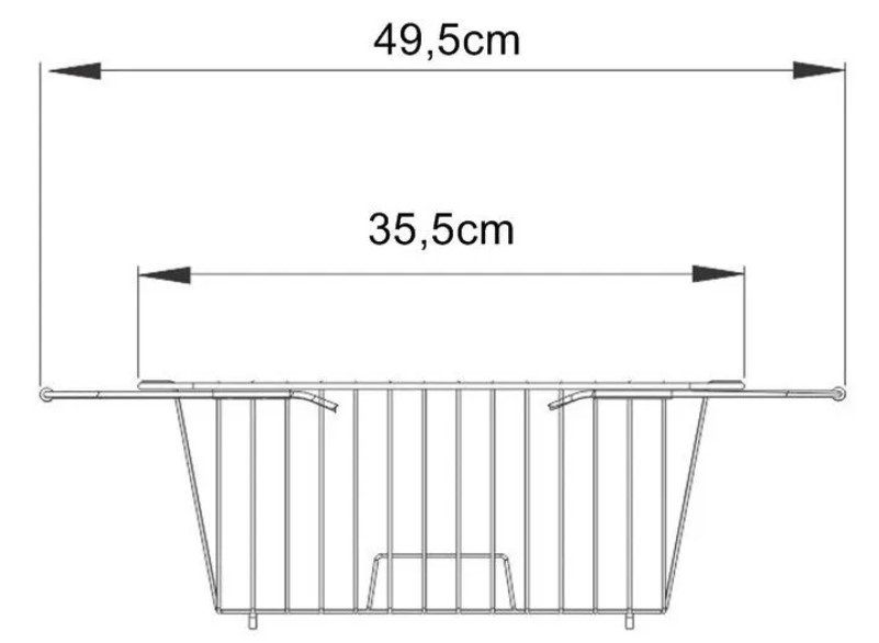 KIT Cuba Inox Dupla com escorredor , Torneira e valvulas 78x48x19 30504 - 7