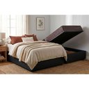 Ver imagem 3 de Cama Box Baú Solteiro + Colchão Molas Kappesberg Ensacadas Inverno Verão + Base Crc Courano Black