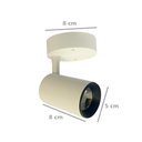 Ver imagem 2 de Spot Sobrepor C/ Led 7w 3000k Branco