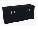 Ver imagem 1 de Armario Baixo Duplo Savoia Tampo 40mm 160x46,5x75 Preto
