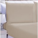 Ver imagem 5 de Jogo De Cama Lençol Ponto Palito Micropercal Casal 03 Peças Bege