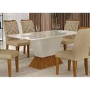 Ver imagem 1 de Conjunto Sala de Jantar Mesa Larissa 180cm com 6 Cadeiras Larissa Leifer