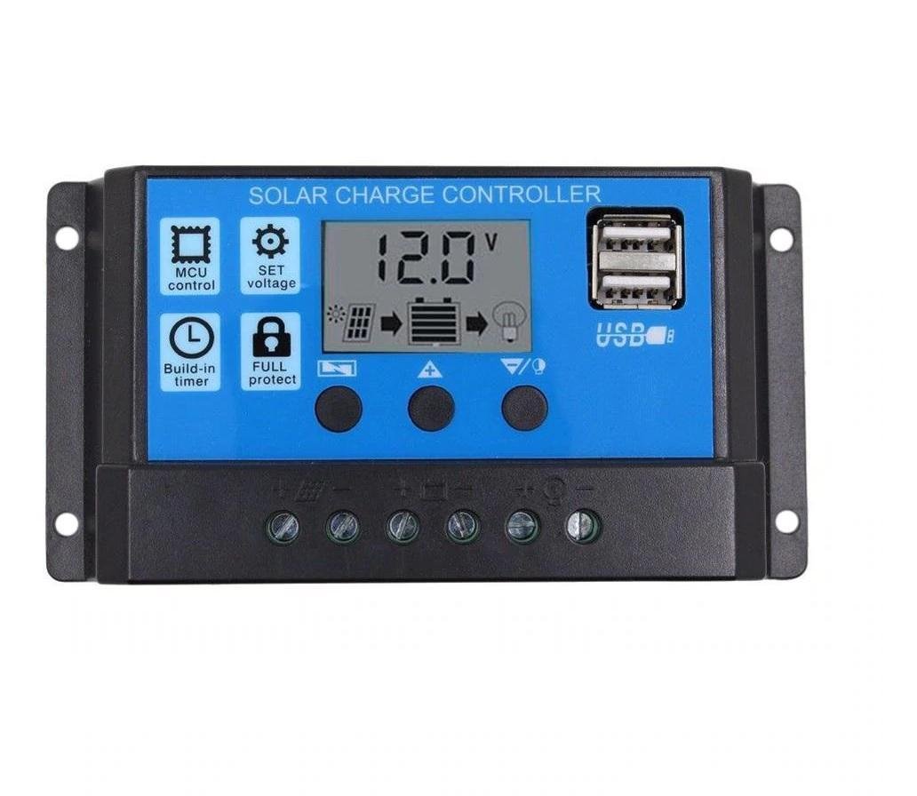 Controlador Carga Painel Solar 30a Usb 12/24v Pwm - 5