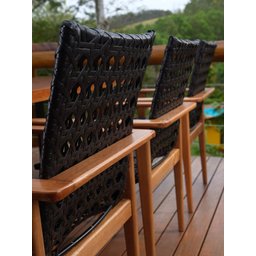 Conjunto de mesa com 6 cadeiras para área externa - Rafaele - Metal Art - 3