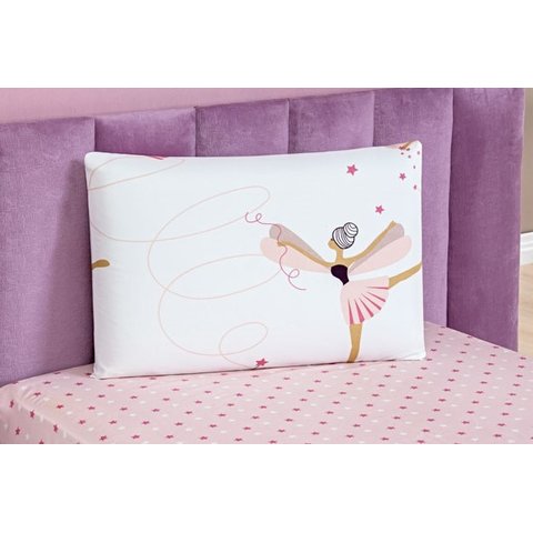 Jogo de Lençol Infantil Solteiro 2 Peças Bouti Kids:Bailarina