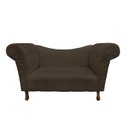 Ver imagem 1 de Recamier Divã Rio 1,50m Suede Marrom - Dominic Decor