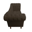 Ver imagem 3 de Recamier Divã Rio 1,50m Suede Marrom - Dominic Decor