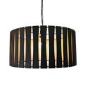 Ver imagem 1 de Lustre Luminária Pendente de Madeira MDF Mod. Madri Tabaco