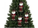 Ver imagem 2 de Jogo Papai Noel Pendente Pelúcia Xadrez 29cm 6 Peças - Master Christmas