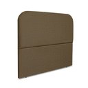 Ver imagem 4 de Cabeceira Estofada Casal Alana 140cm Linho Marrom