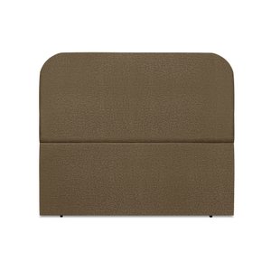 Cabeceira Estofada Casal Alana 140cm Linho Marrom