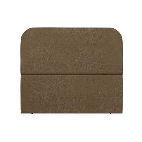 Cabeceira Estofada Casal Alana 140cm Linho Marrom