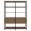 Ver imagem 7 de Estante Armário Multiuso para Livros 4 Gavetas 8 Prateleiras 140cm Madesa