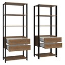 Ver mais imagens de Estante Armário Multiuso para Livros 4 Gavetas 8 Prateleiras 140cm Madesa