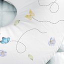 Ver imagem 3 de Almofada de Amamentação Jardim Suspenso Borboletinhas Floral