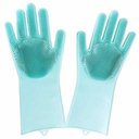 Ver imagem 2 de Luvas Silicone Multiuso Lava Louça Calor Macio Cozinha