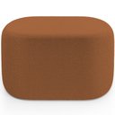 Ver imagem 6 de Puff Decorativo Orgânico para Living Quarto 70cm Doha W01 Bouclê Terracota - Lyam Decor