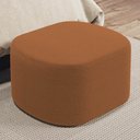 Ver imagem 2 de Puff Decorativo Orgânico para Living Quarto 70cm Doha W01 Bouclê Terracota - Lyam Decor