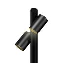 Ver imagem 3 de Luminária Poste de Jardim Taschibra Moderno Wabi 160 Mr16 Bivolt Preto