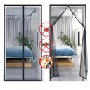 Ver imagem 6 de Kit 2 Cortinas Micro Malha Magnética Mosqueteira Anti-inseto