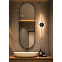 Ver imagem 1 de Luminária Barra 24 Watts LED 3 Cores 40cm Arandela Parede Teto Preta Gimpo Kjbd-258-Preto